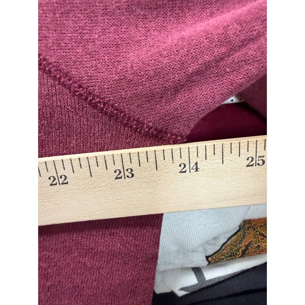 Vintage 80s Texas A&M Aggies Sweatshirt XL Maroon Tournament Apparel Thrashed - Picture 9 of 10